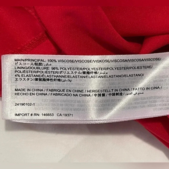 Finders Keepers‎ Frida Dress Women’s Size XS Red Ditsy Doo Smocked Floral Mini - Picture 13 of 14